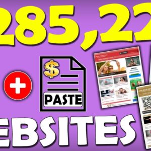 (START TODAY) $285,225 Made Copying & Pasting Websites With ZERO Experience (Make Money Online)