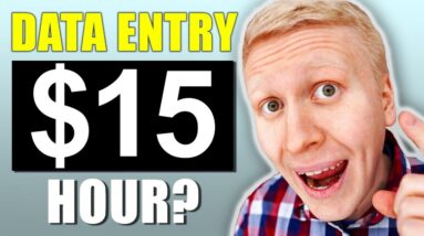 7 Data Entry Work From Home Jobs ($15 PER HOUR?)