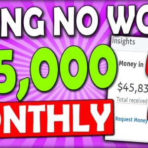 Earn $1,500 Per Day DOING NO WORK In Passive Income (Make Money Online) NO CAMERA NEEDED!