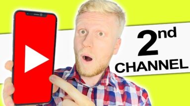 How to Create A Second YouTube Channel on Phone (2 EASY WAYS)