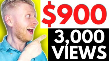 How to EARN $900 with 3,000 VIEWS ON YOUTUBE? (Make Money on YouTube)