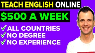Online English Teaching Jobs: Teach English Online & Make $500/Day