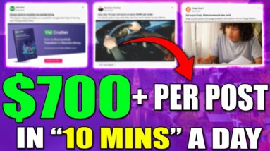 Get Paid $1000's In Recurring Income Using Affiliate Marketing With Each Post (Takes 10minutes)