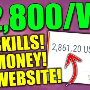 EASIEST Way To Make $2,800/Wk With NO SKILLS (Detailed BEGINNER Affiliate Marketing Tutorial)