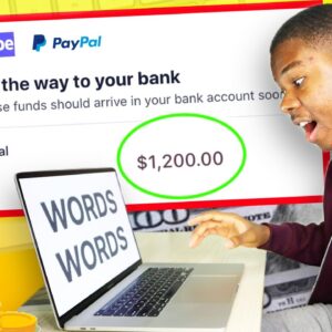 Get Paid To Type Words! (Earn $1,215 Fast) | Make Money Online 2022