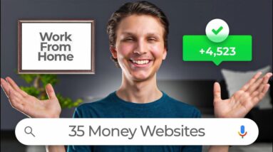 35 Easy Websites To Make Money Online (Work From Home Jobs)