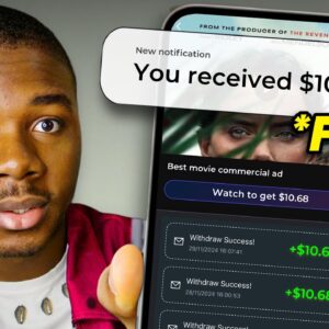 EARN $10.68 PER AD YOU WATCH! *No Investment* (Make Money Watching Videos)