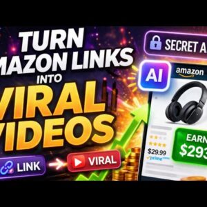 I use THIS Secret AI Tool To Turn Amazon Links Into Viral Videos