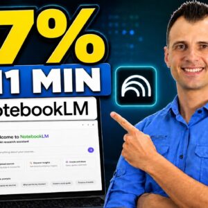 Learn 97% of NotebookLM in 11 Minutes — Full 2026 Tutorial & How to Use Step by Step